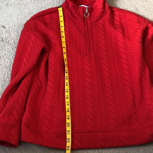 Reitmans Red Pullover Sweater - Picture 7 of 8